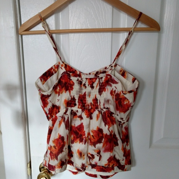 Floral Button Down Cami - Picture 2 of 4